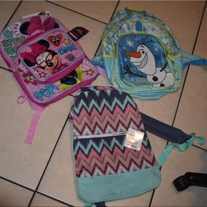 Three Cute Bookbags!